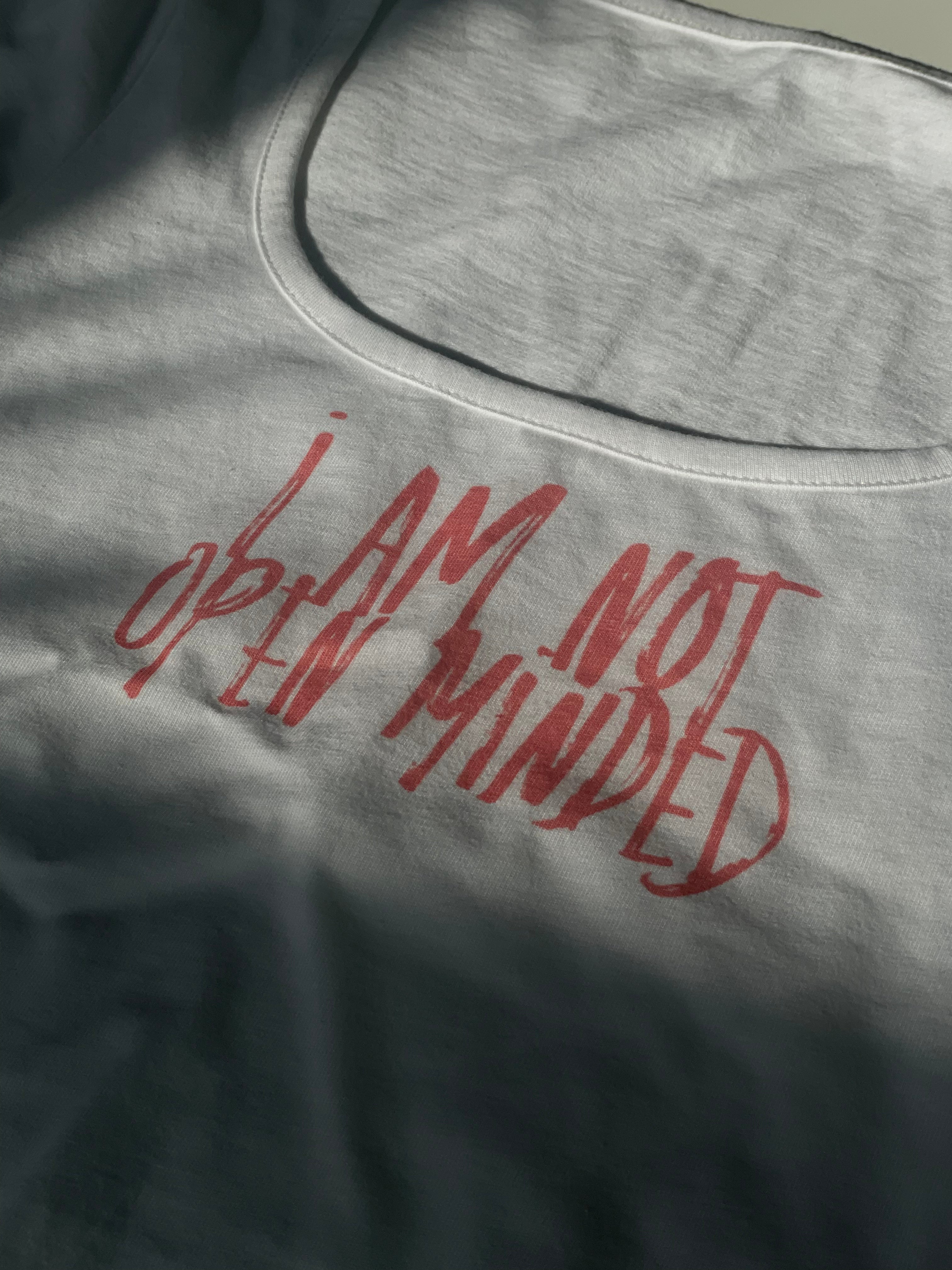 "I'm Not Open Minded" Crop Top - Seoul Edition